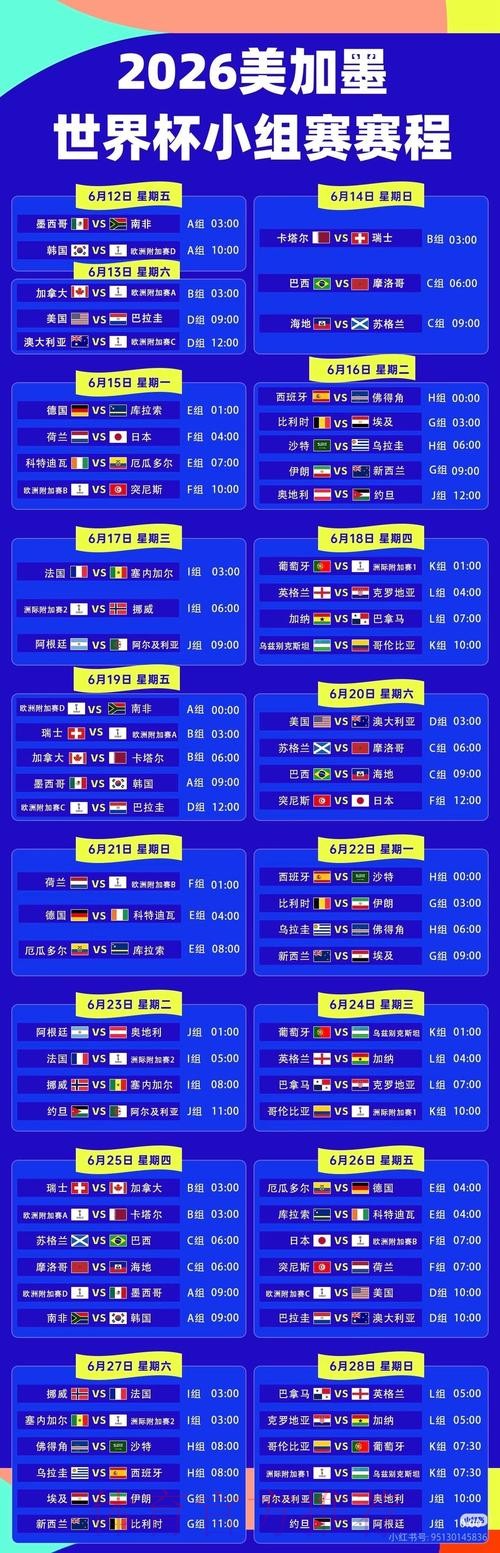 2026世界杯高清直播详细 2026世界杯高清直播详细